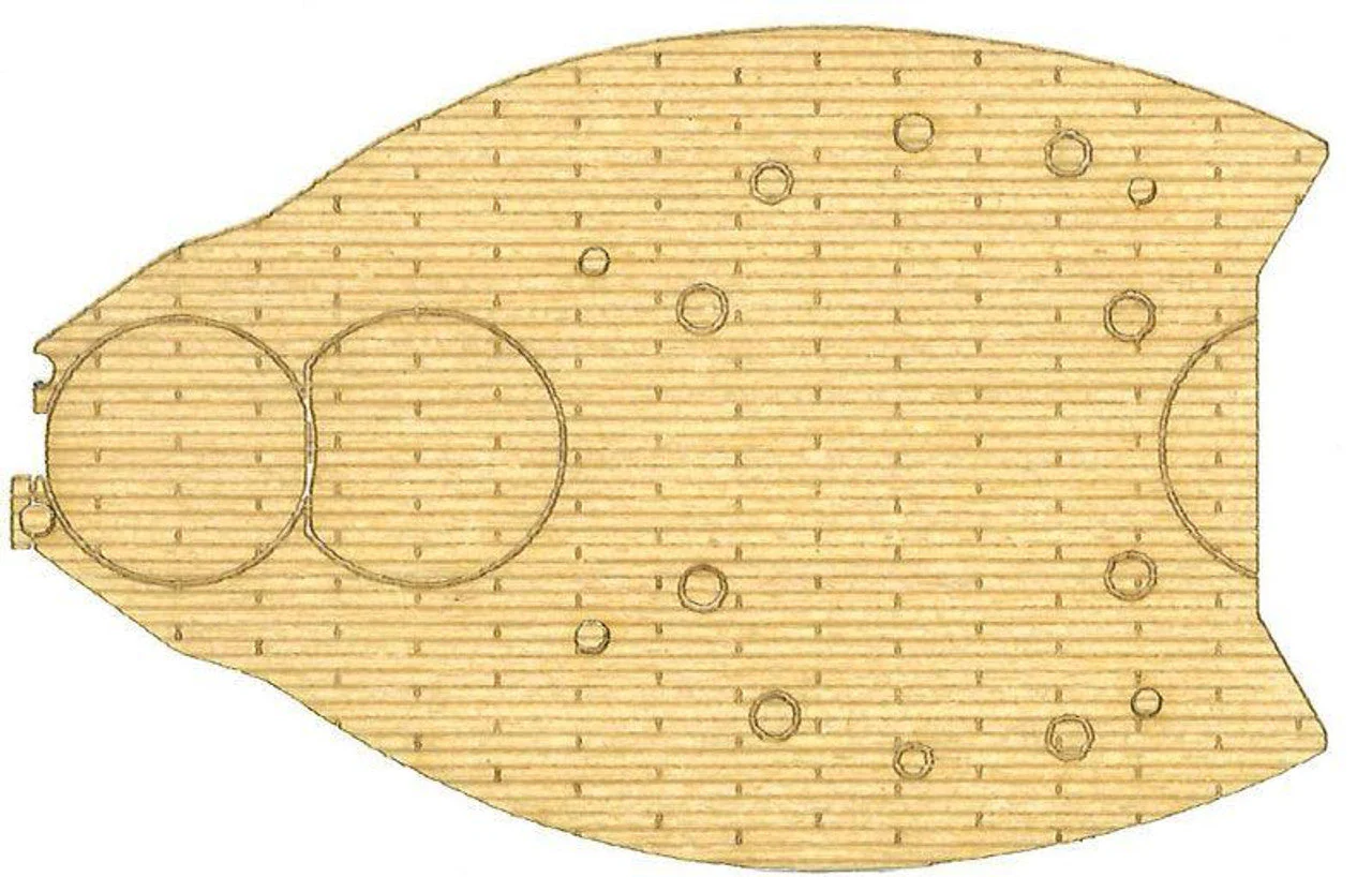 Fujimi No.1 EX-2 Chibi Maru Fleet Yamato (etched wooden deck included) - Image 5