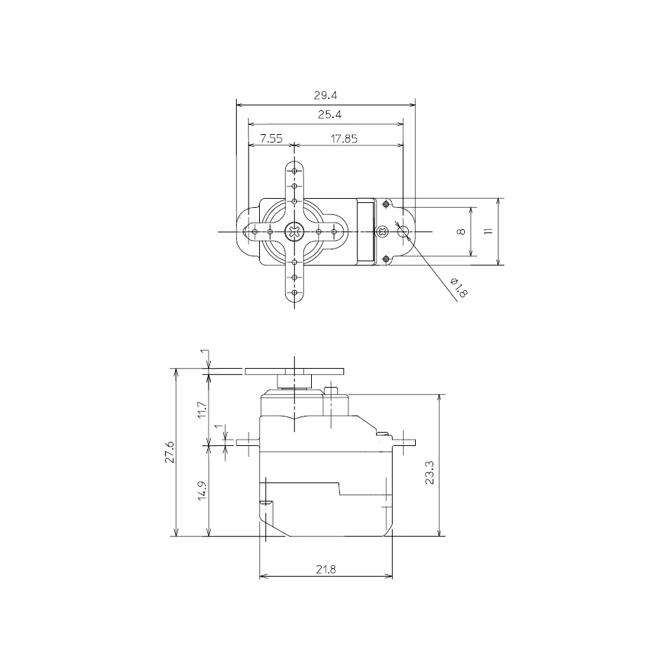Futaba 00107347-3 S3114 Ultra Mini Micro Analog Servo for Airplane - Image 4