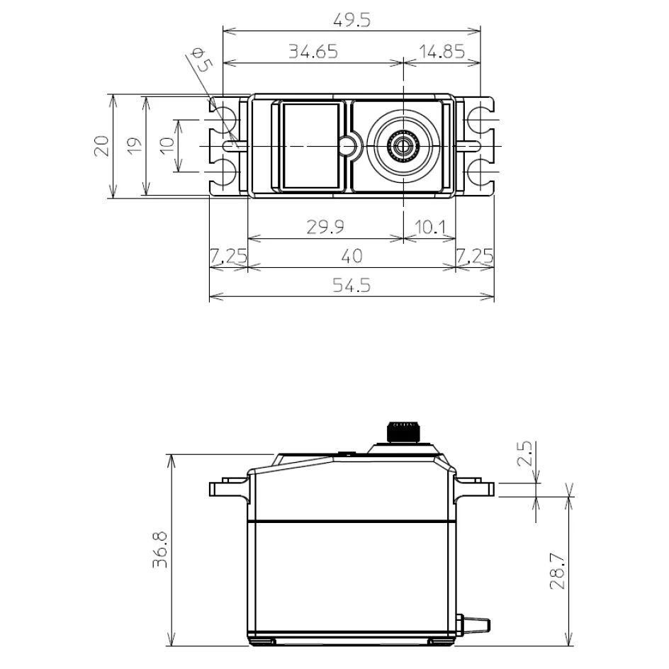 Futaba 107376-3 S-A501 Digital Servo, S.BUS System - Image 4