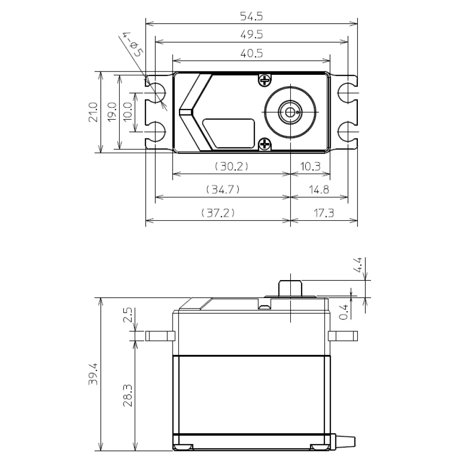 Futaba 107374-3 HPS-AA702 Aerospace HPS Servo Series - Image 3