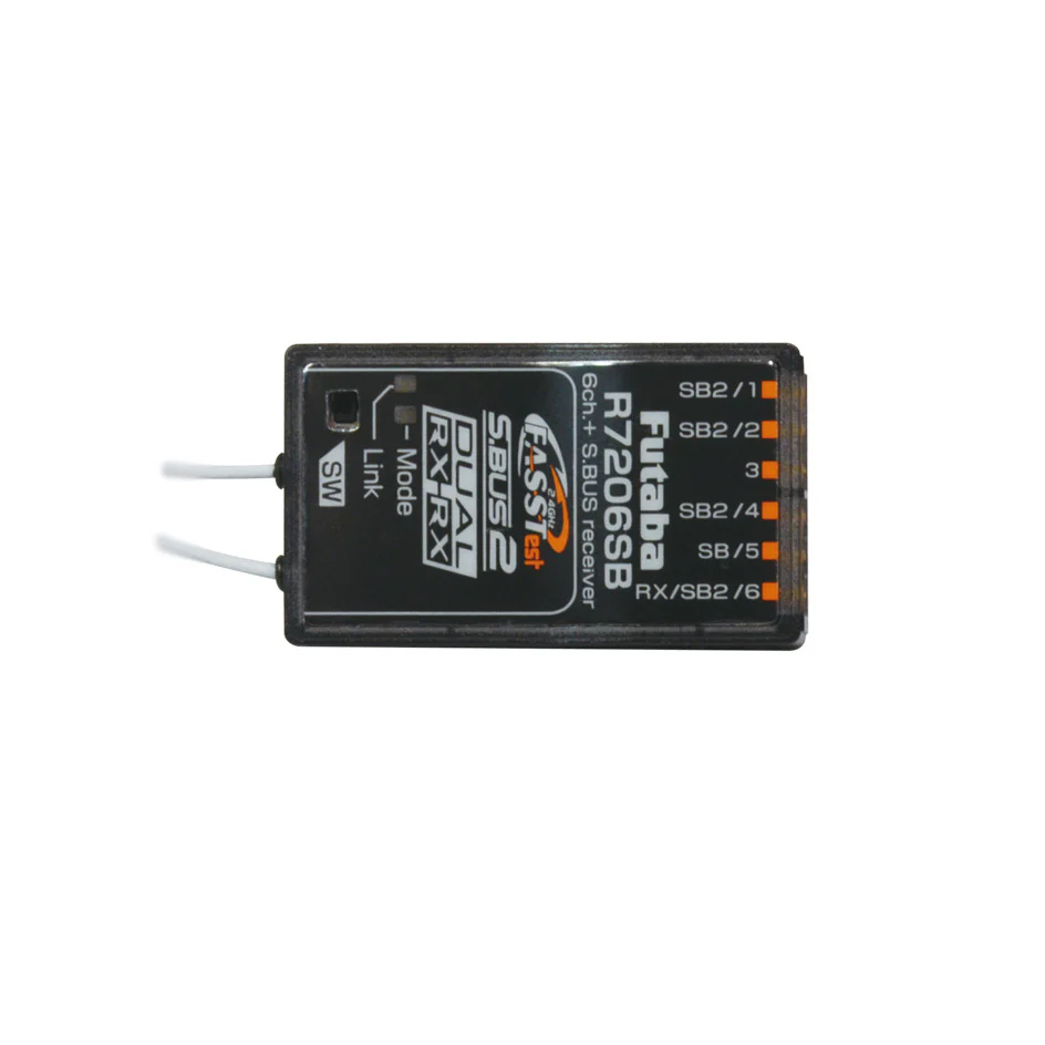Futaba 107401-3 R7206SB 2.4GHz DUAL RX System Receiver - Image 2