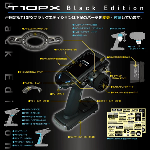 Futaba 8729-3 T10PX Black Edition (Limited Edition) - Image 3
