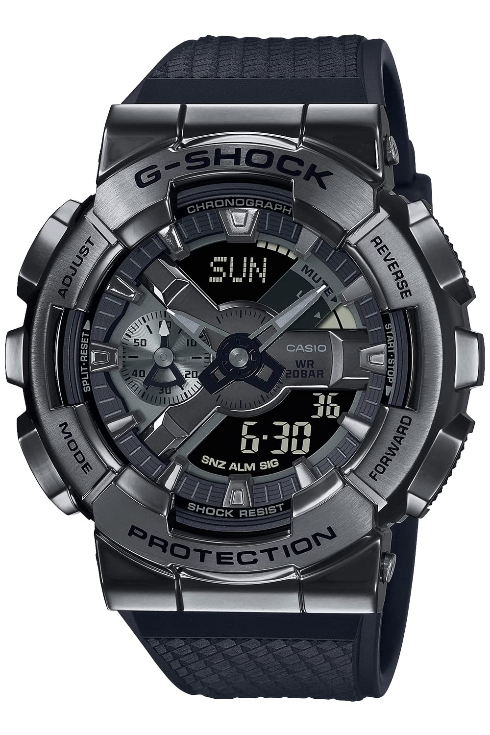 [G-SHOCK] [カシオ] 腕時計 【国内正規品】 メタルカバード GM-110BB-1AJF メンズ ブラック