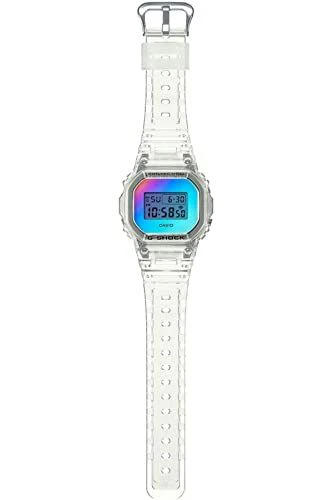 G-SHOCK Gショック 限定モデル イリデセントカラー カシオ CASIO デジタル 腕時計 スケルトン レインボー DW-5600SRS-7 逆輸入海外モデル - Image 3