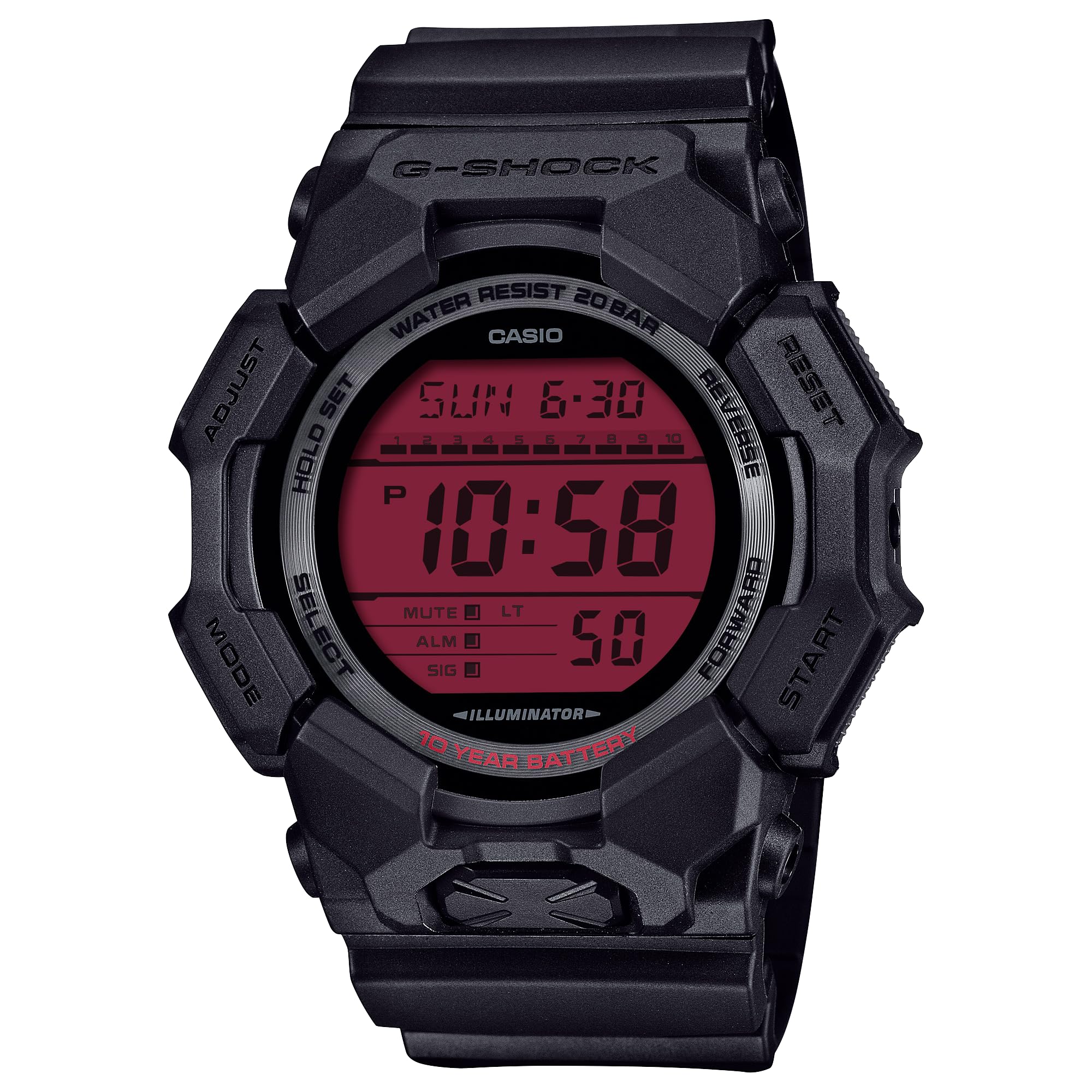 G-SHOCK Gショック ジーショック カシオ CASIO デジタル 腕時計 GD-010BBR-1 メンズ 海外モデル [並行輸入品]