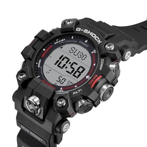 G-SHOCK Gショック マスターオブG MUDMAN マッドマン カシオ CASIO ソーラー電波 デジタル 腕時計 ブラック GW-9500-1 逆輸入海外モデル [並行輸入品] - Image 9