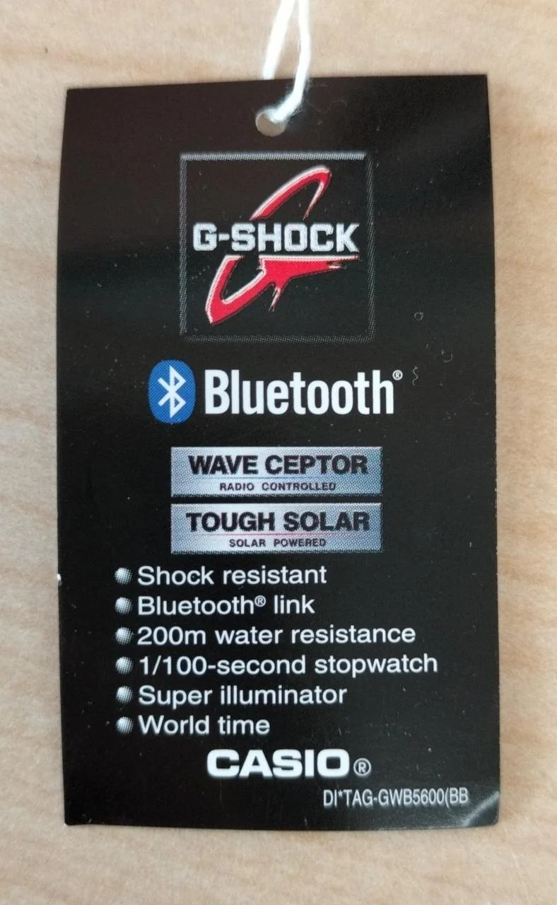 G-SHOCK Radio-controlled solar watch GW-B5600 - Image 6