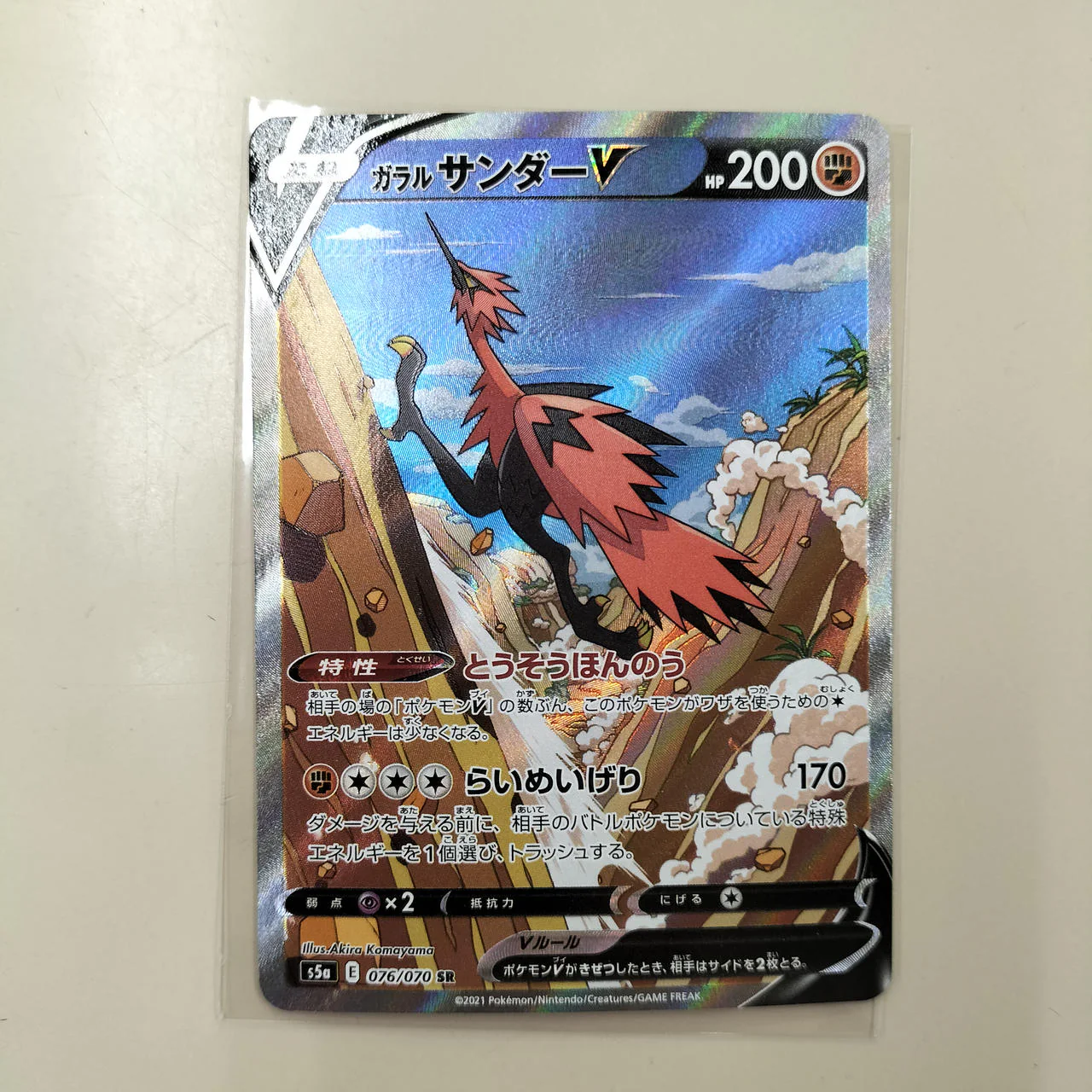 Galarian Zapdos V