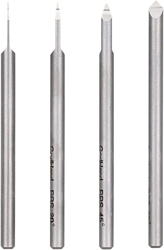 GodHand GH-BBS-05-90 Bit Blade Triangular Knife Set of 4