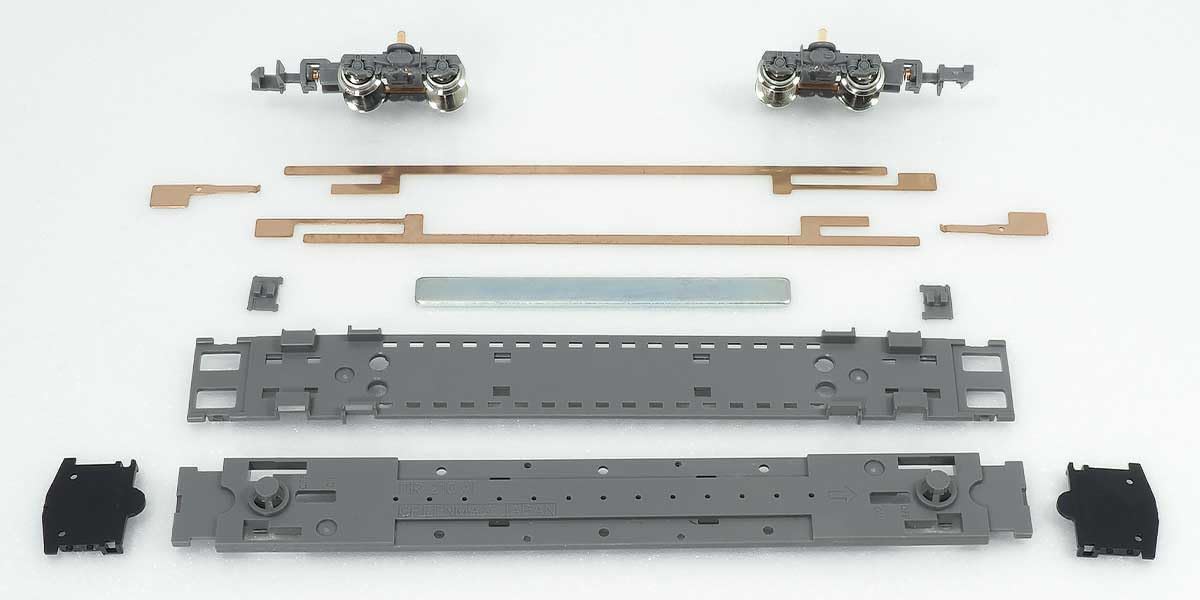 Green Max 5901 N Gauge Underfloor Bogie Set for 7000 Series (1 Car, No Power) - Image 2