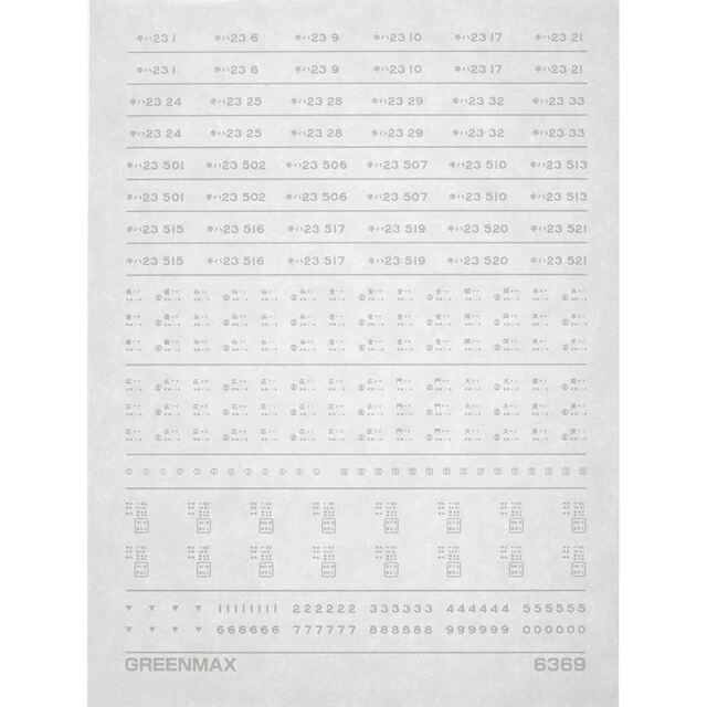 Green Max 6369 JNR Kiha 23 Series (White)