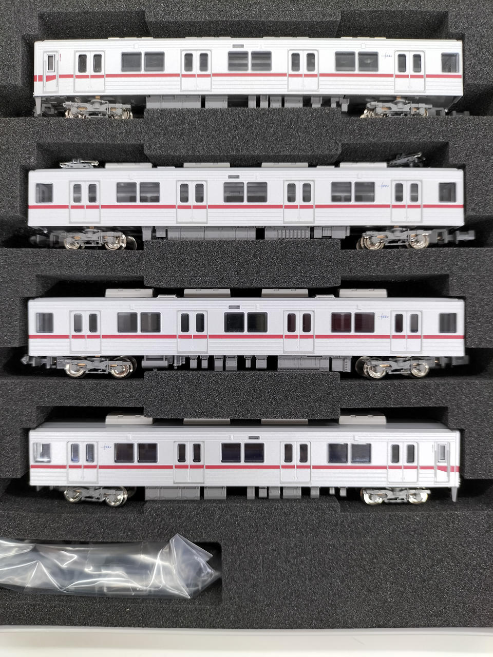 Greenmax Model Train Tobu 10030 Series Renewal Car 4-Car Set (No Motor) - Image 3