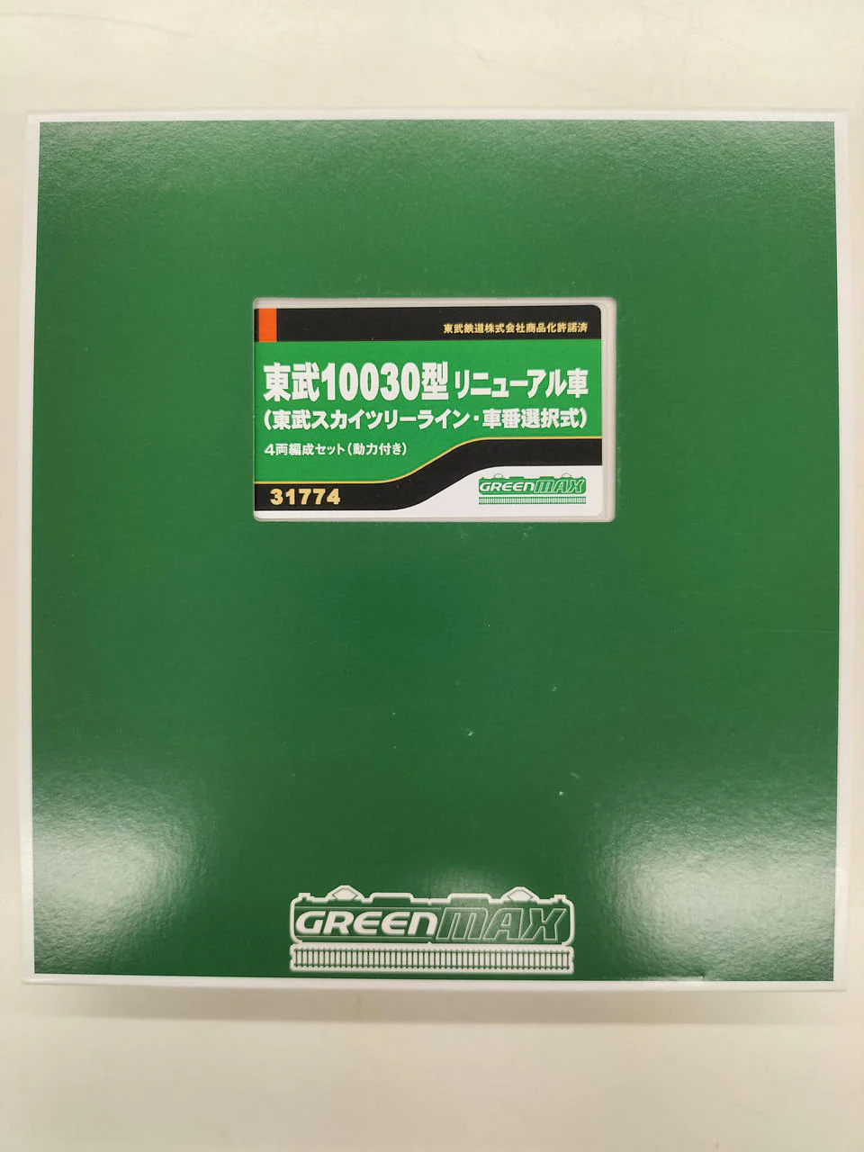 Greenmax Model Train Tobu 10030 Series Renewed Train 4-Car Set (with Motor)