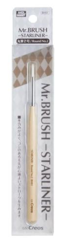 GSI Creos BH03 Mr.BRUSH STARLINER Fine-point Brush 10/0 - Image 2