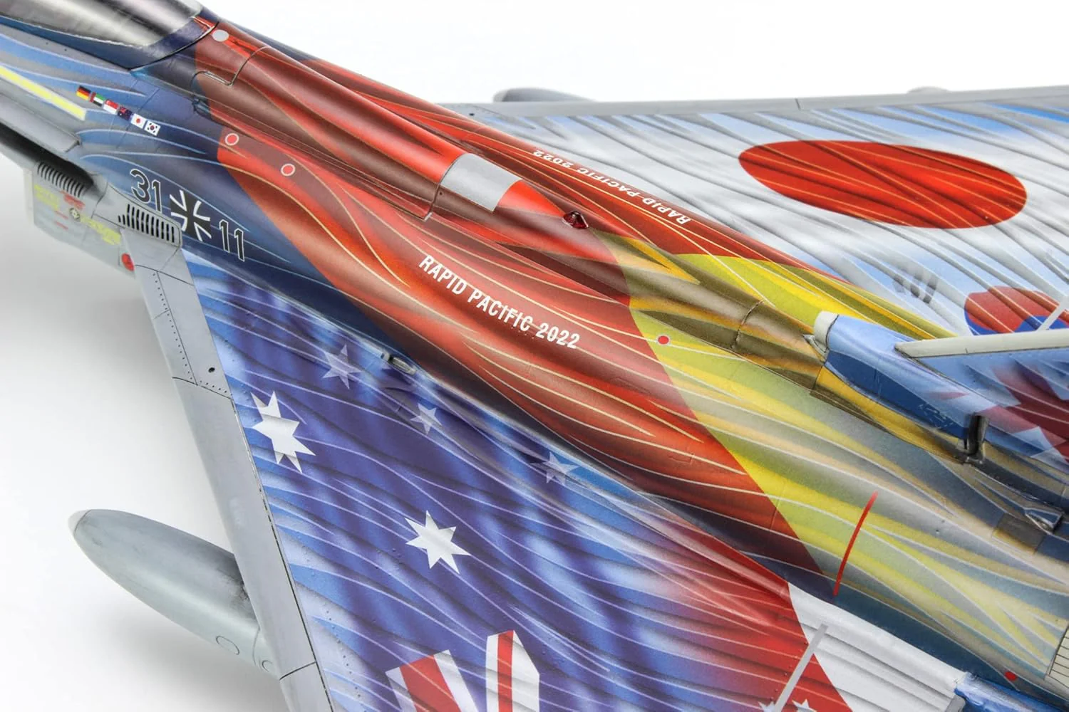 Hasegawa 02430 1/72 Eurofighter Typhoon Single Seater Luftwaffe Rapid Pacific 2022 - Image 5