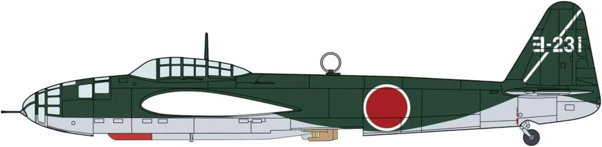 Hasegawa 02494 1/72 Kugisho P1Y1 Ginga (Frances) Type 11 Yokosuka Flying Group w/Torpedo - Image 4