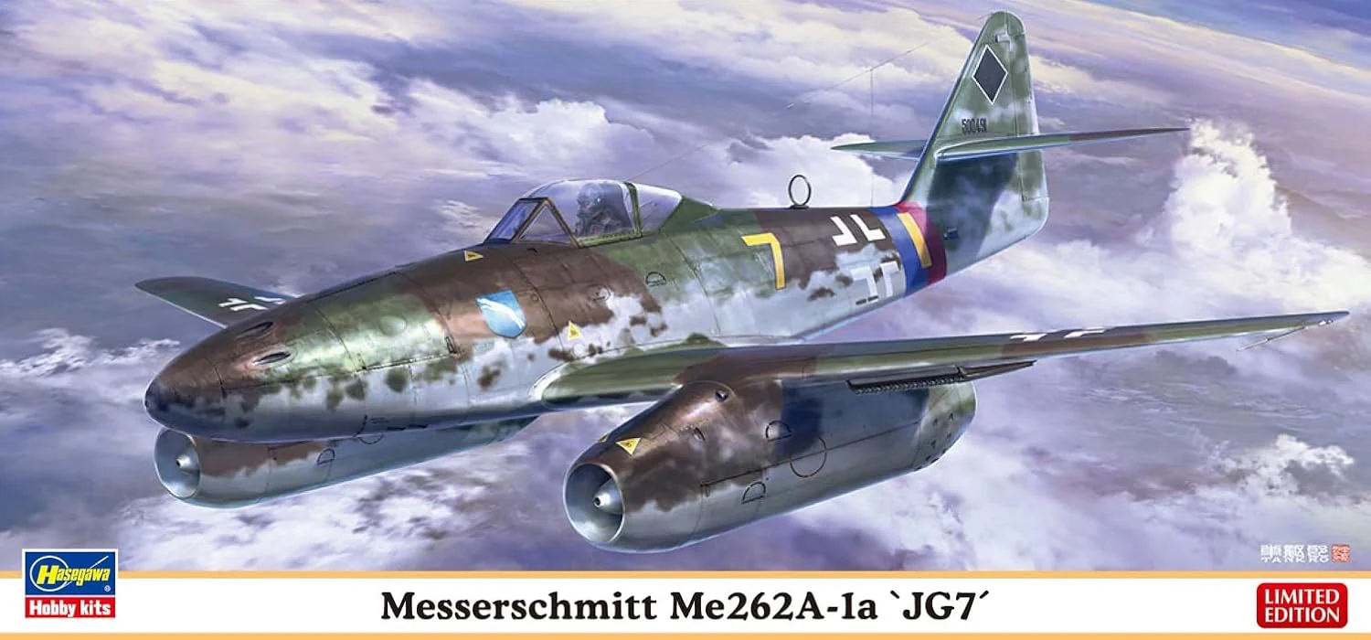 Hasegawa 02532 1/72 Messerschmitt Me262A-1a 7th Fighter Wing - Image 2