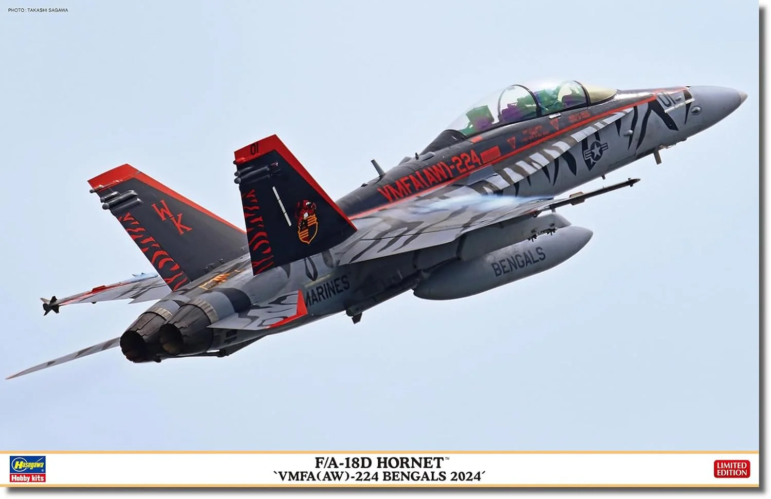 Hasegawa 07545 1/48 F/A-18D Hornet VMFA(AW)-224 Bengals 2024 - Image 2