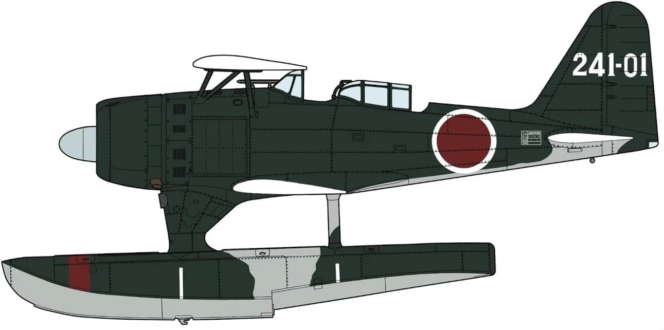 Hasegawa 07563 1/48 Mitsubishi F1M2 Type Zero Observation Seaplane (Pete) Model 11 Battleship Yamato - Image 2