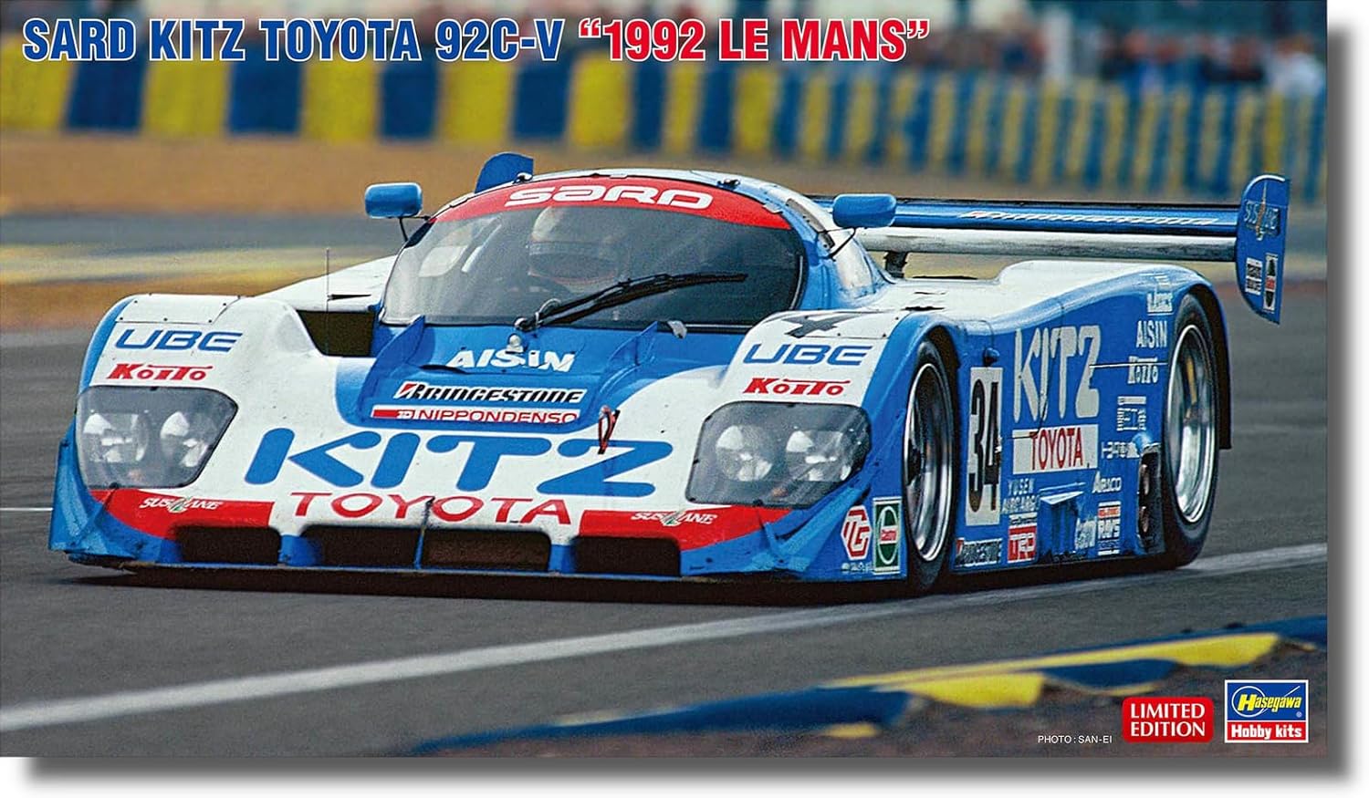 Hasegawa 20706 1/24 Third Kitts Toyota 92C-V "1992 Le Mans" - Image 2
