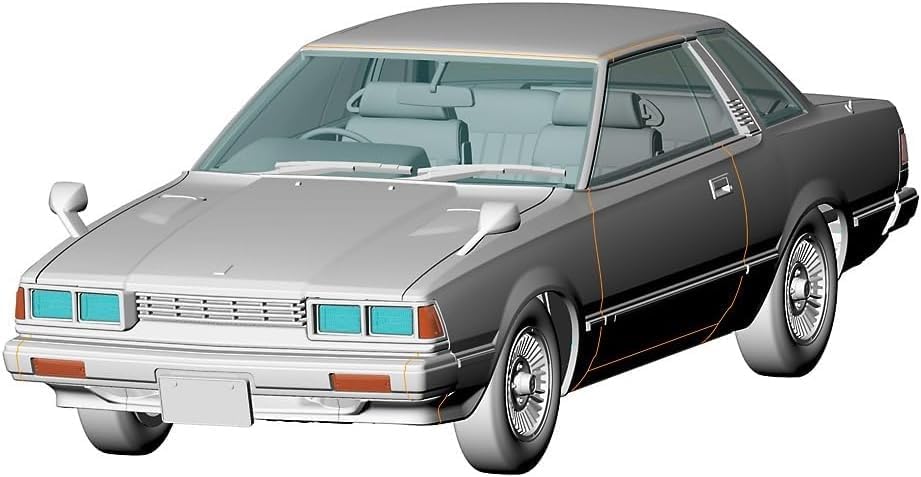 Hasegawa 20731 1/24 Nissan Gazelle (S110) Early model HT 2000XE-II (1979) - Image 6