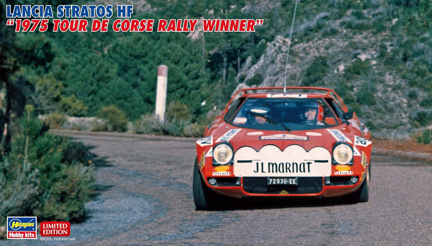 Hasegawa 20737 1/24 Lancia Stratos HF 1975 Tour de Corse Rally Winner - Image 2