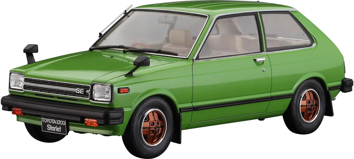 Hasegawa 20761 1/24 Toyota Starlet KP61 SE (3-Door) Middle Version (1980)