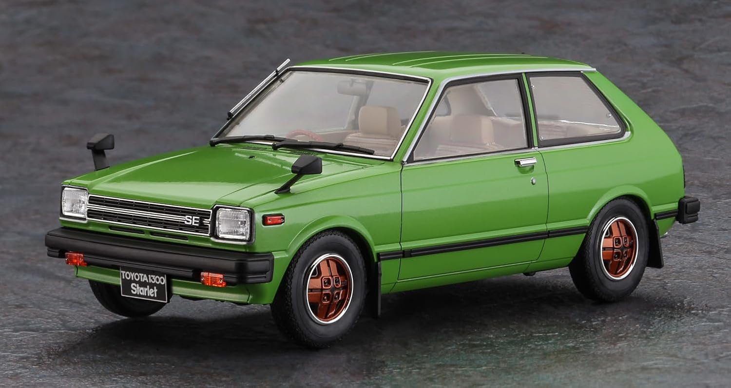 Hasegawa 20761 1/24 Toyota Starlet KP61 SE (3-Door) Middle Version (1980) - Image 10