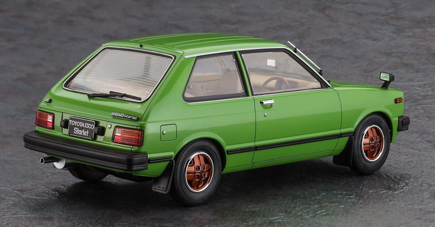 Hasegawa 20761 1/24 Toyota Starlet KP61 SE (3-Door) Middle Version (1980) - Image 3