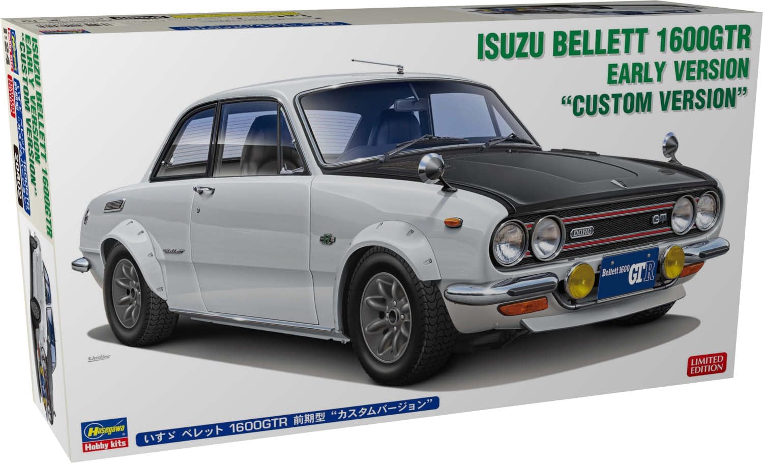 Hasegawa 20802 1/24 Isuzu Bellett 1600GTR Early Version Custom Version
