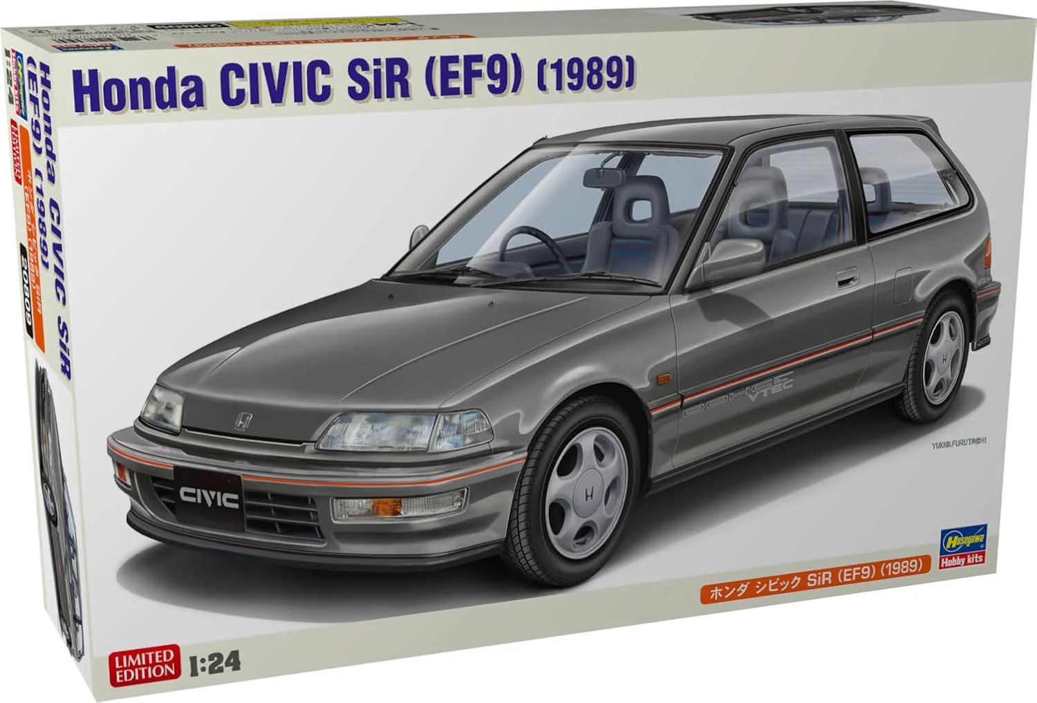 Hasegawa 20809 1/24 Honda Civic SiR (EF9) (1989)