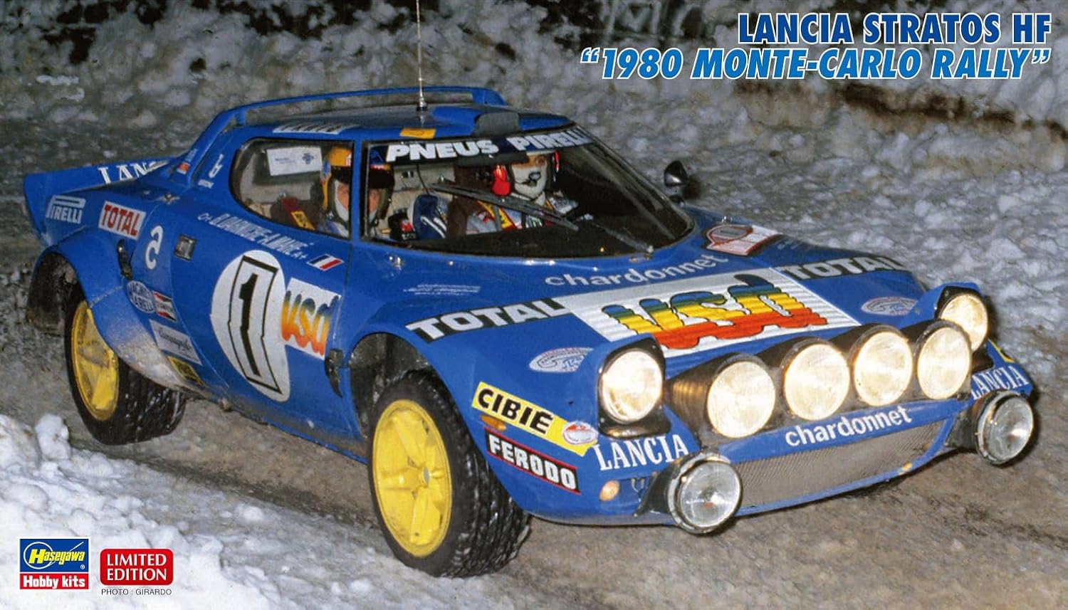 Hasegawa 20810 1/24 Lancia Stratos HF 1980 Monte-Carlo Rally - Image 2