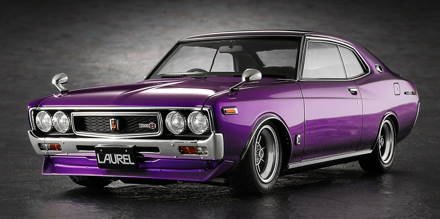Hasegawa 20820 1/24 Nissan Laurel HT 2000SGX (KHC130) Late Version (1973) Custom Version - Image 7