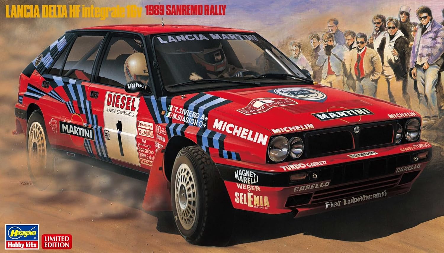 Hasegawa 20825 1/24 Lancia Delta HF Integrale 16v 1989 Sanremo Rally - Image 2