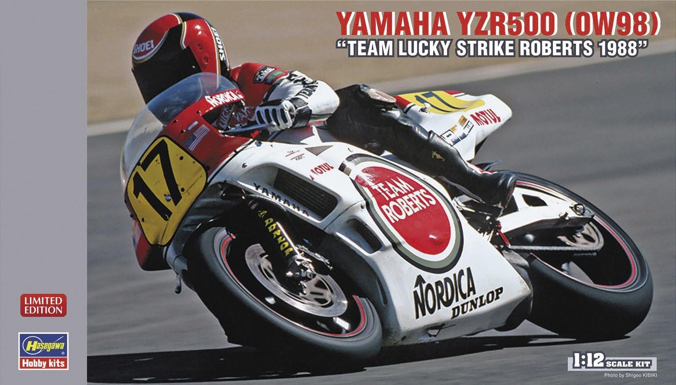 Hasegawa 21707 1/12 Yamaha YZR500 (OW98) Team Lucky Strike Roberts 1988 - Image 6