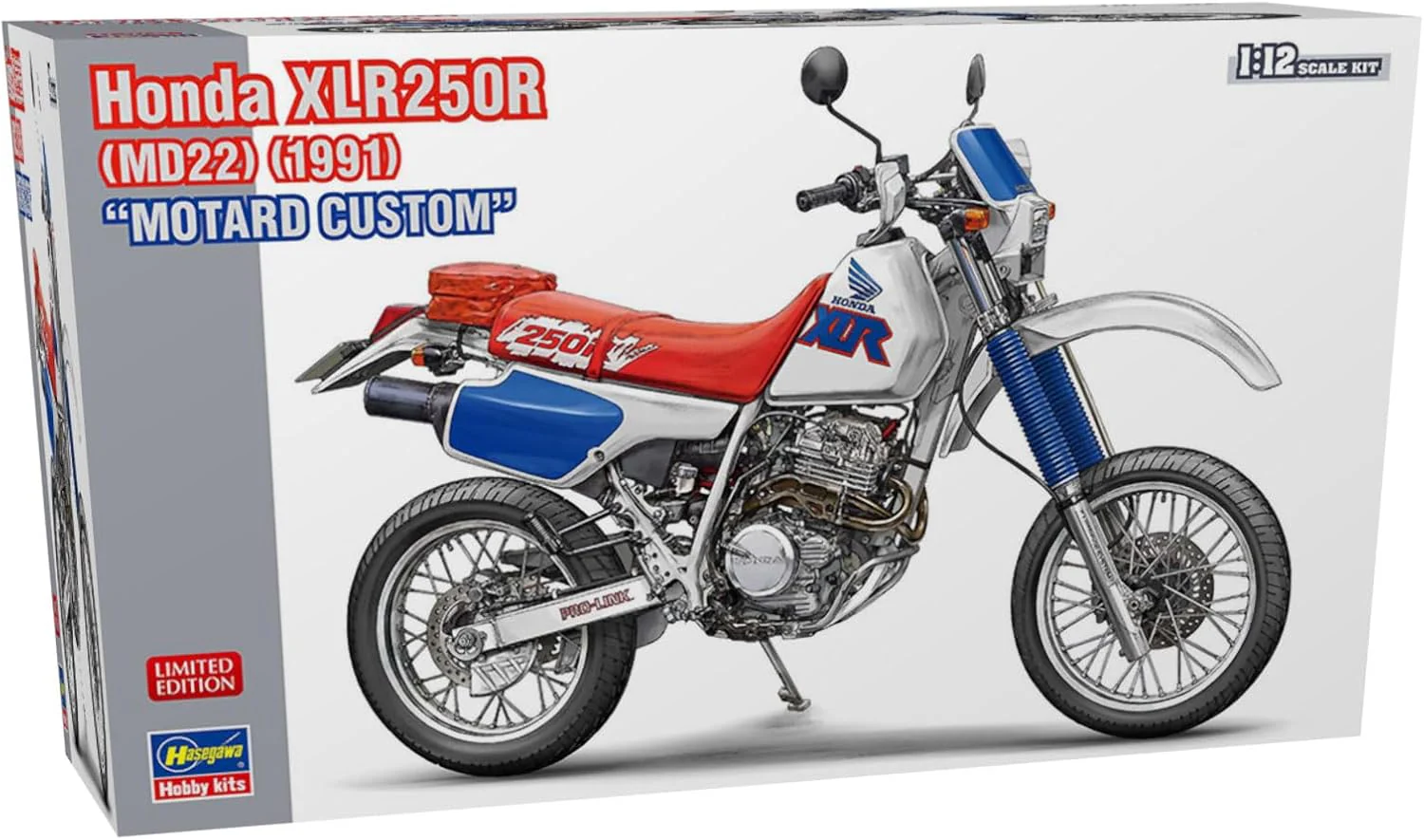 Hasegawa 21779 1/12 Honda XLR250R (MD22) (1991) Motard Custom