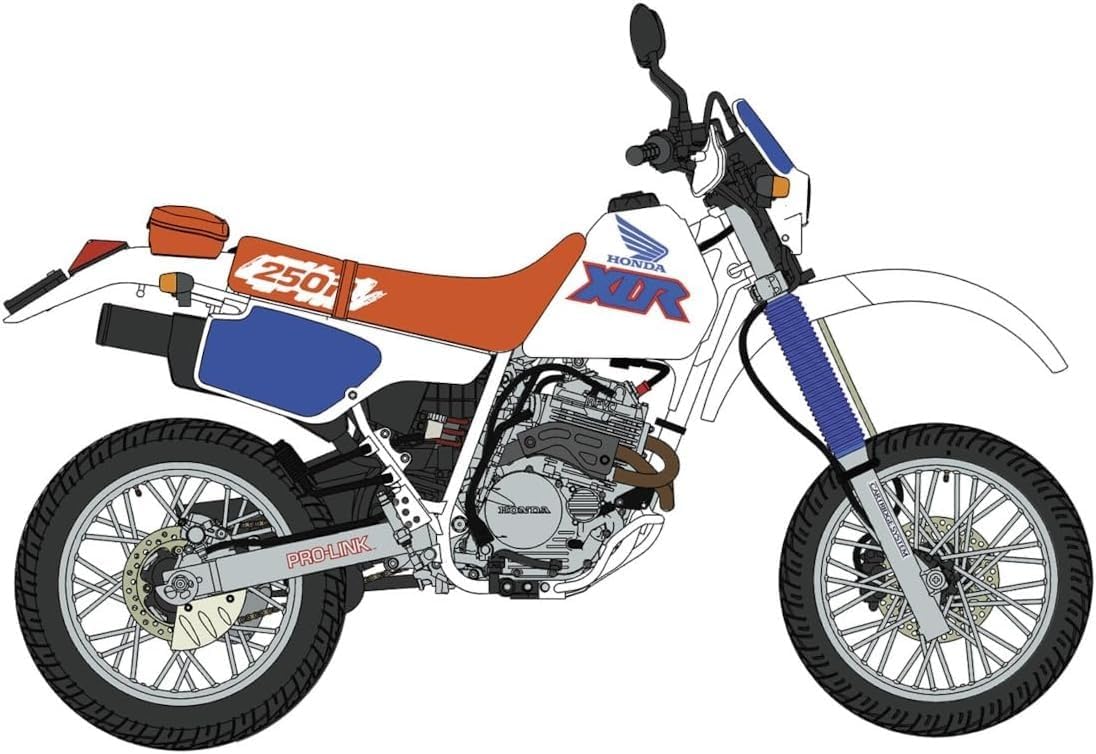 Hasegawa 21779 1/12 Honda XLR250R (MD22) (1991) Motard Custom - Image 2