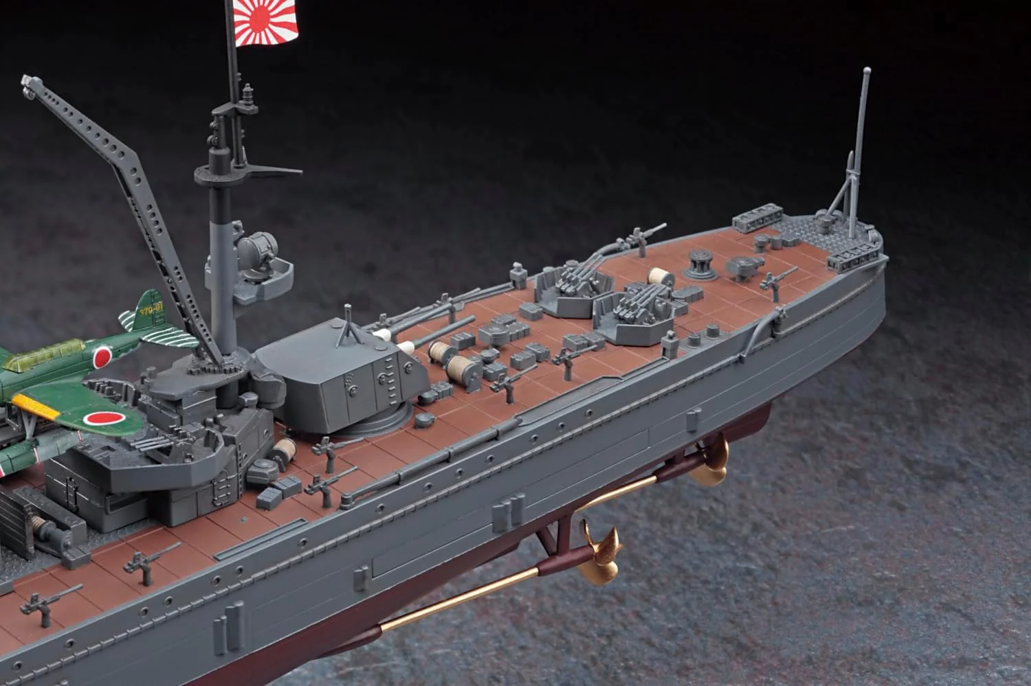 Hasegawa 40109 1/350 Japanese Navy Light Cruiser Yahagi Battle of Leyte Gulf - Image 11