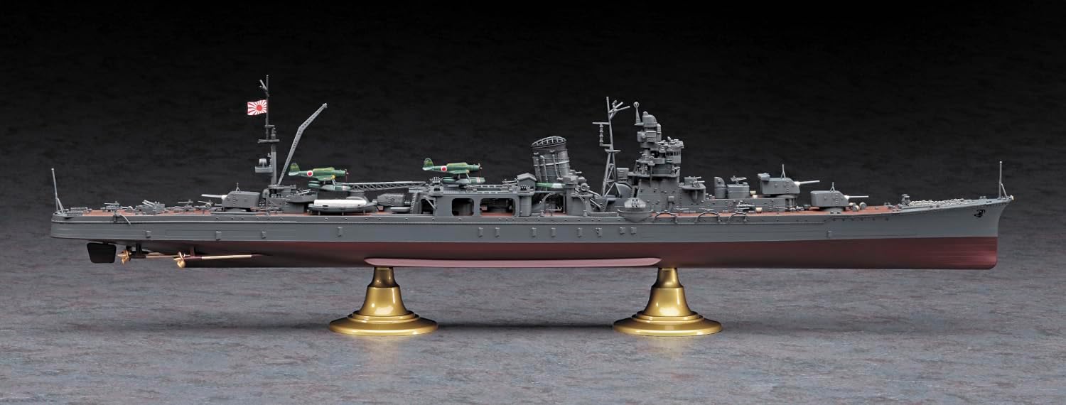 Hasegawa 40109 1/350 Japanese Navy Light Cruiser Yahagi Battle of Leyte Gulf - Image 12