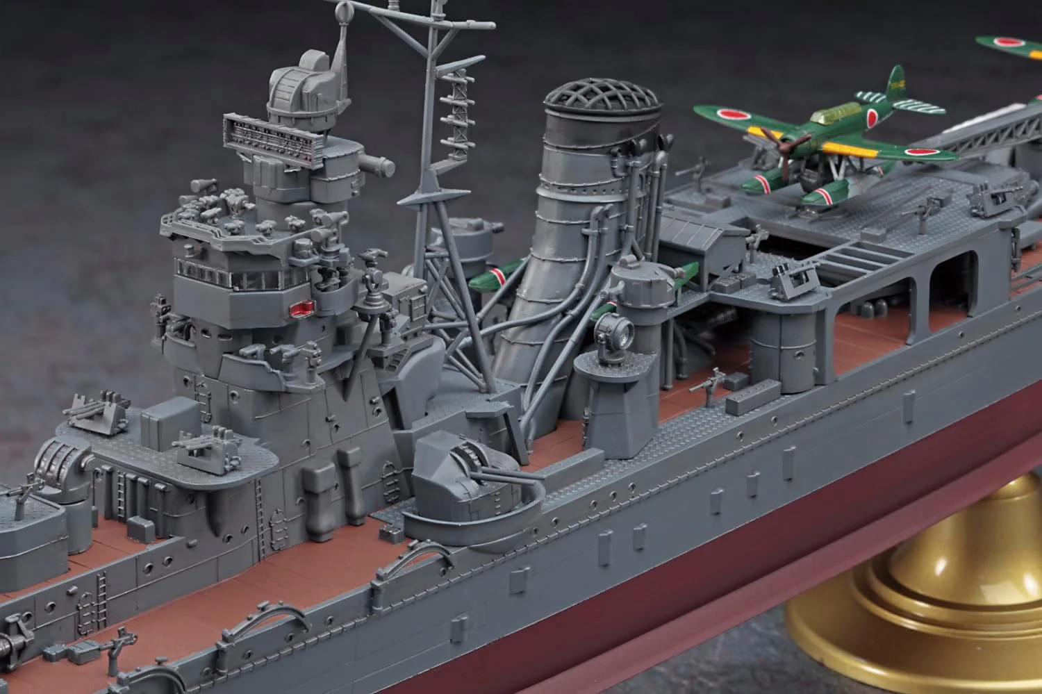 Hasegawa 40109 1/350 Japanese Navy Light Cruiser Yahagi Battle of Leyte Gulf - Image 9