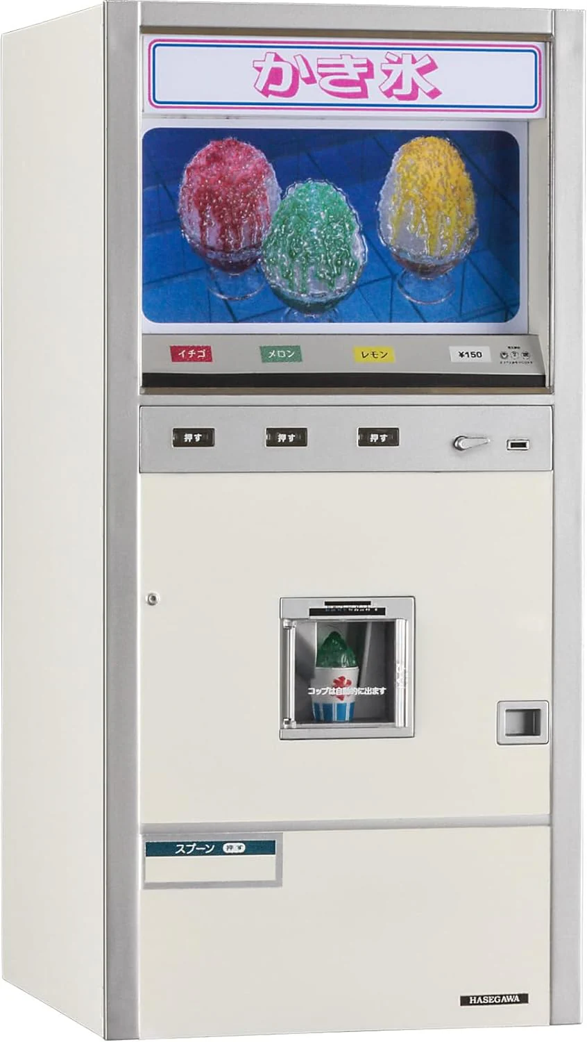 Hasegawa 62205 1/12 Figure Accessory Series Retro Vending Machine (Shaved Ice) - Image 3