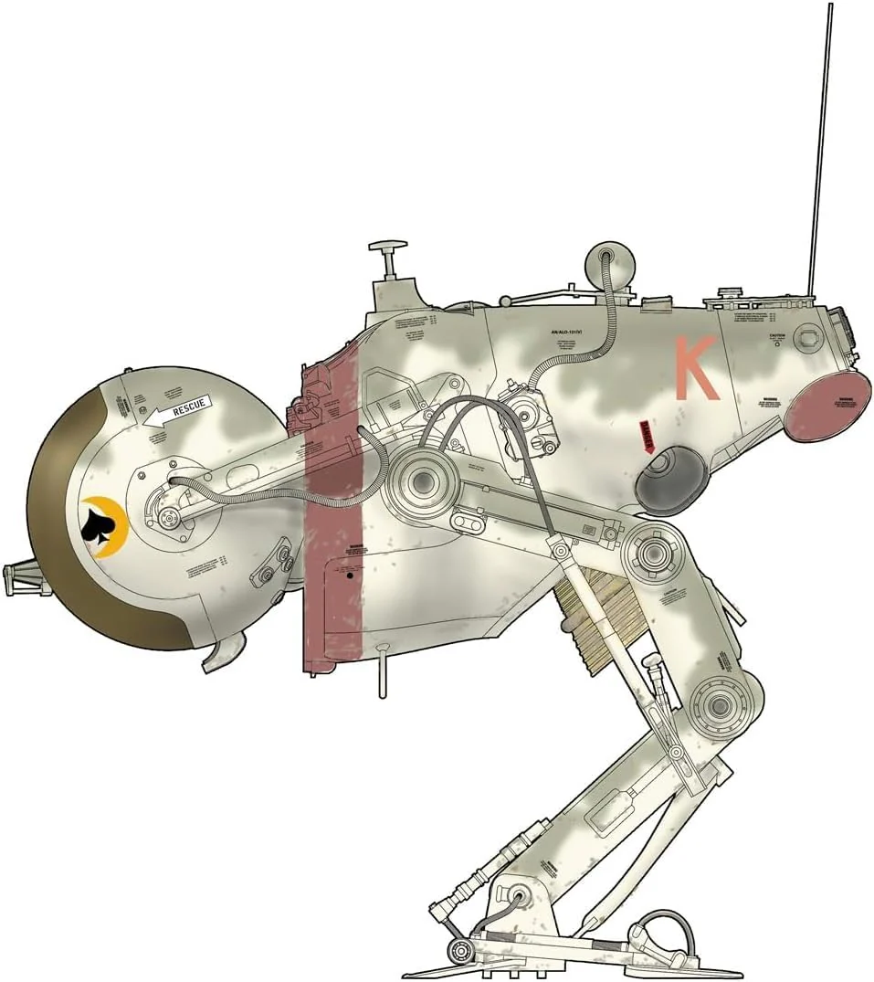 Hasegawa 64131 1/20 Maschinen Krieger Luna Tactical Reconnaissance Machine LUM-168 Camel Early Version - Image 5