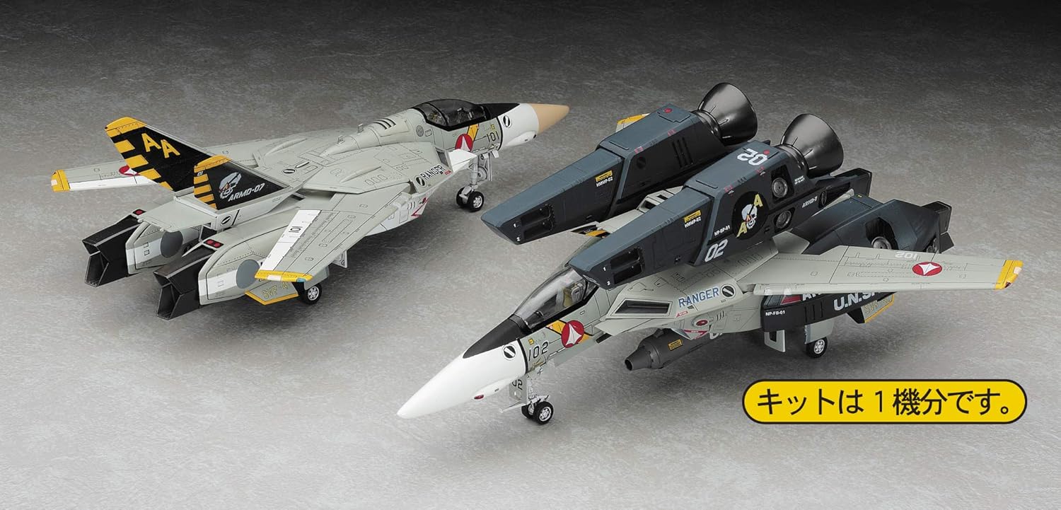 Hasegawa 65782 1/72 VF-1J Super/Strike Valkyrie SVF-41 Black Aces (Macross) - Image 12