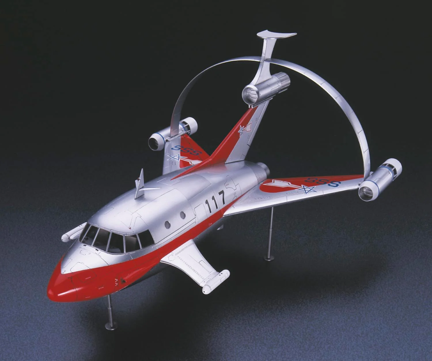 Hasegawa 65814 1/72 Jet Beetle w/Hydrogeneated Subrocket (with Meteor Mark Pin Badge) - Image 3