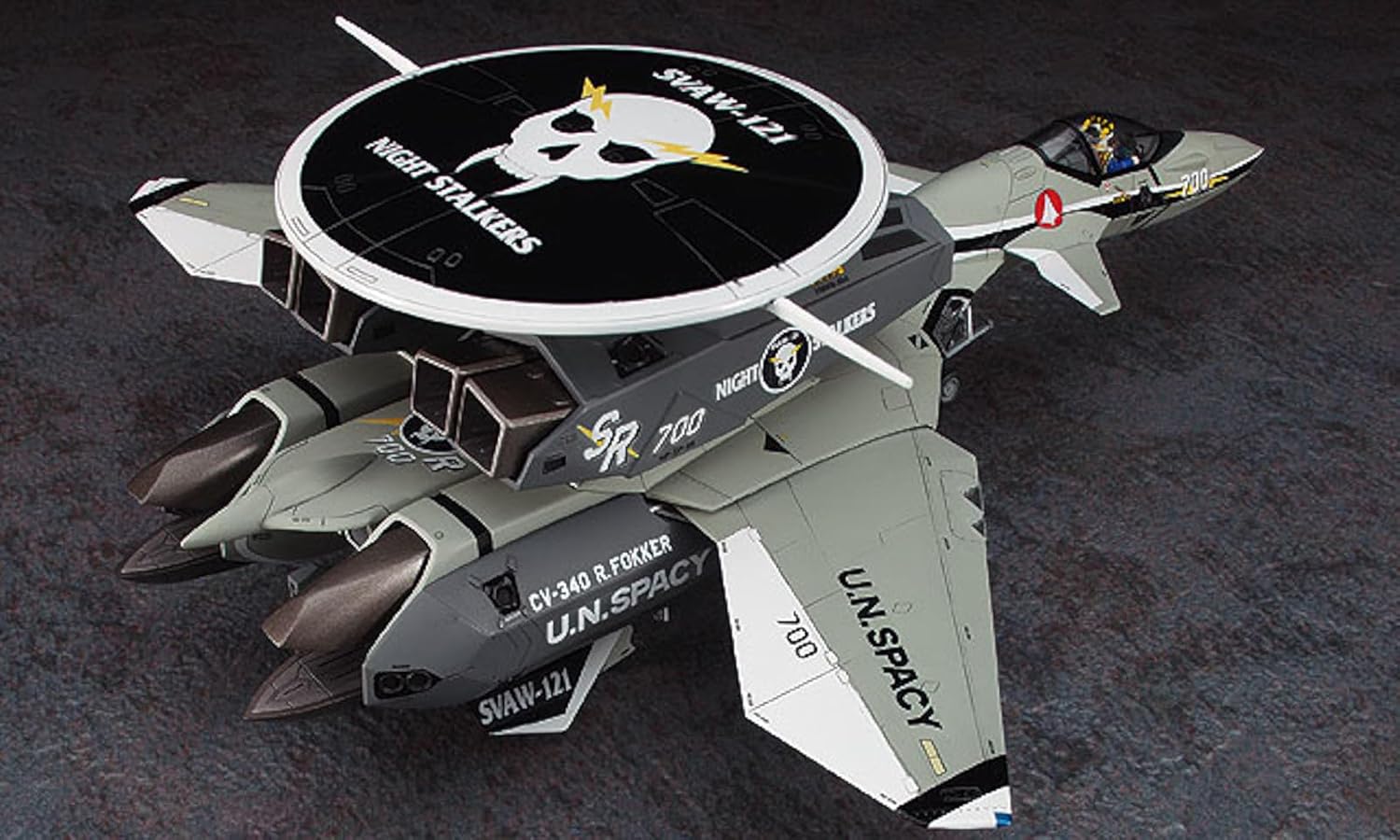Hasegawa 65822 1/72 Macross 7 VE-11 Thunderseeker SVAW-121 Night Stalkers - Image 11