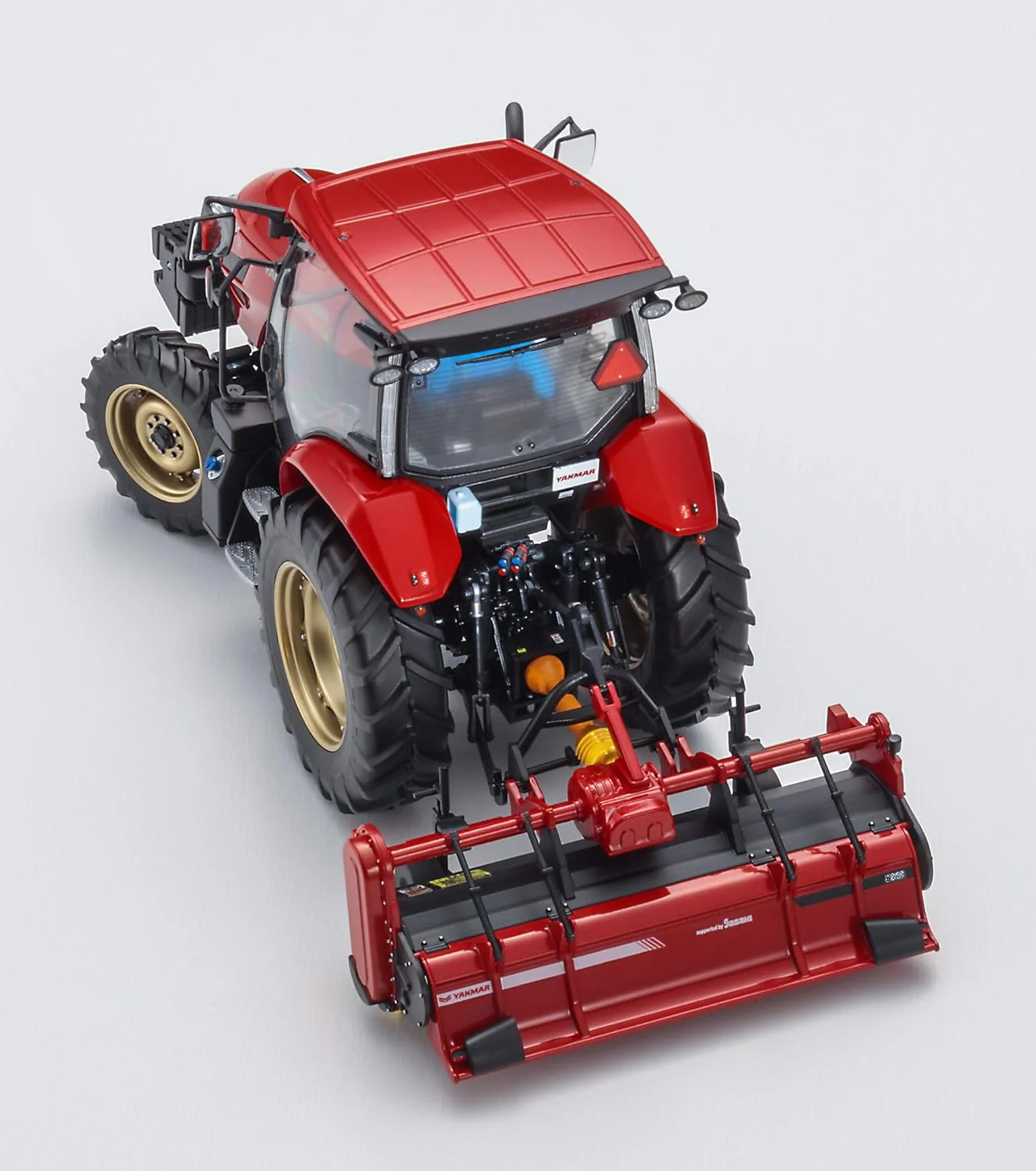 Hasegawa 66106 1/35 Construction Machinery Series Yanmar Tractor YT5113A Rotary Model - Image 4