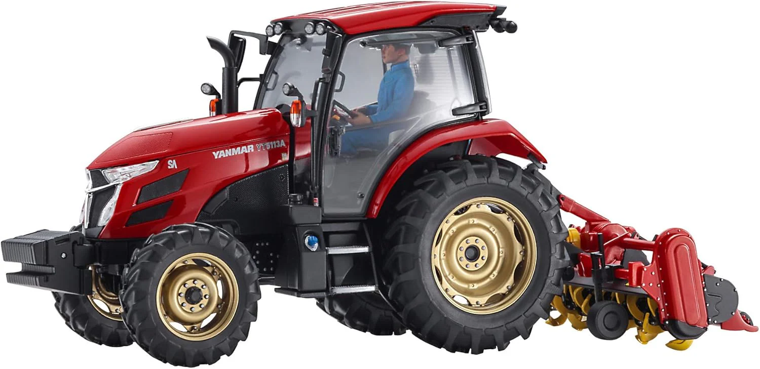 Hasegawa 66106 1/35 Construction Machinery Series Yanmar Tractor YT5113A Rotary Model - Image 6