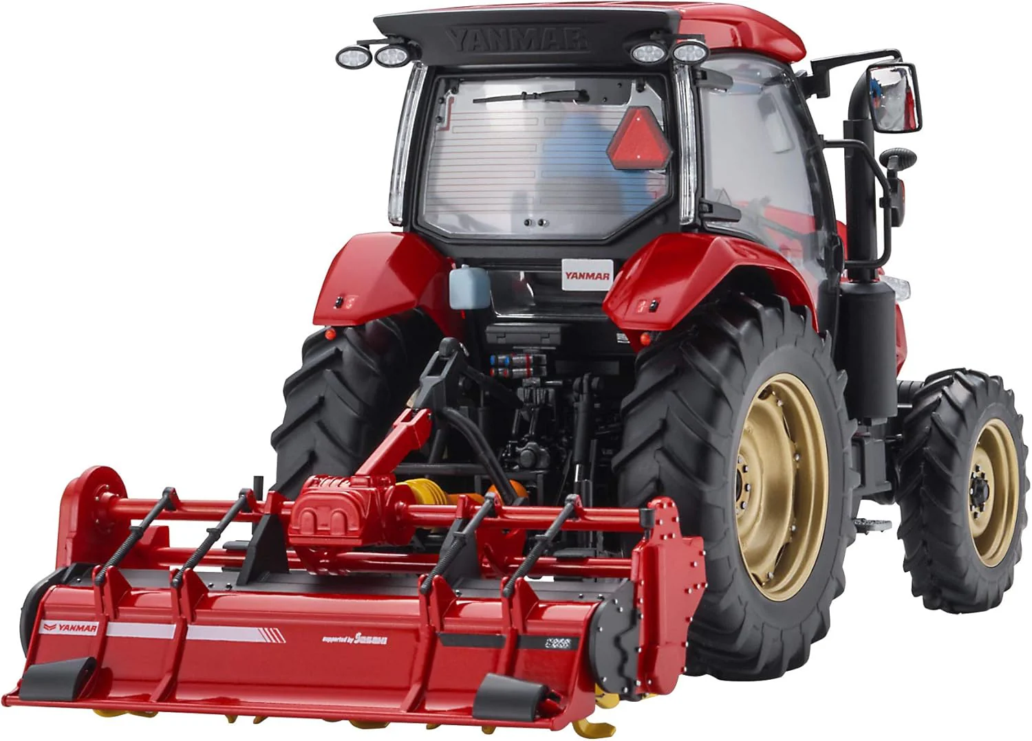 Hasegawa 66106 1/35 Construction Machinery Series Yanmar Tractor YT5113A Rotary Model - Image 8