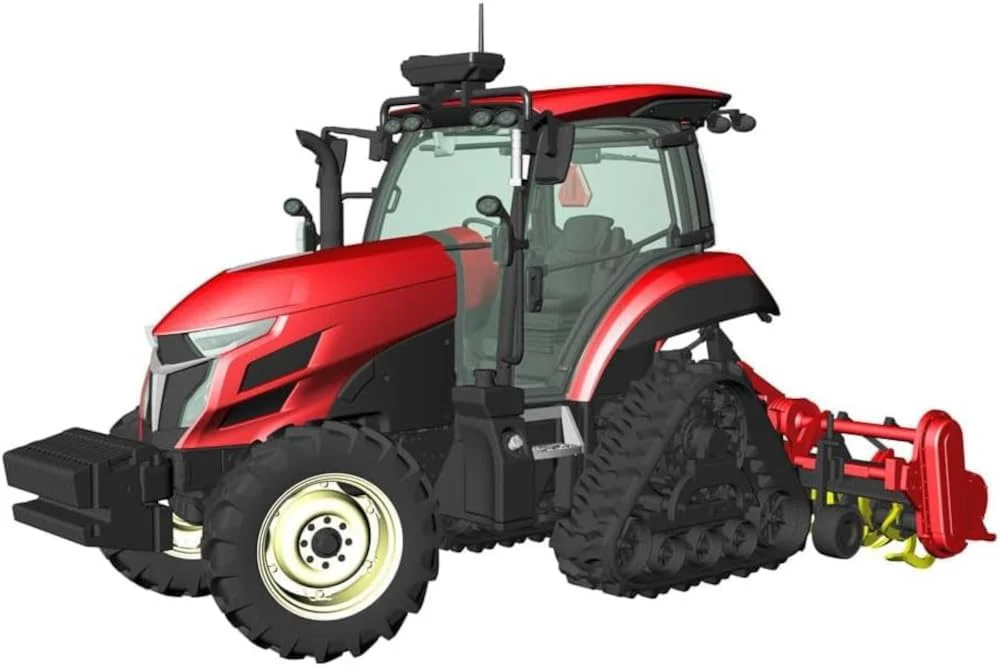 Hasegawa 66112 1/35 Construction Machinery Series Yanmar Tractor YT5113A "Robot Tractor" Delta Crawler/Rotary - Image 13