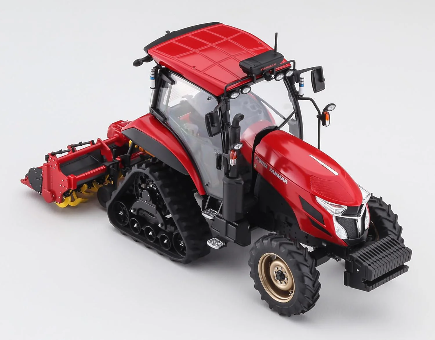 Hasegawa 66112 1/35 Construction Machinery Series Yanmar Tractor YT5113A "Robot Tractor" Delta Crawler/Rotary - Image 3
